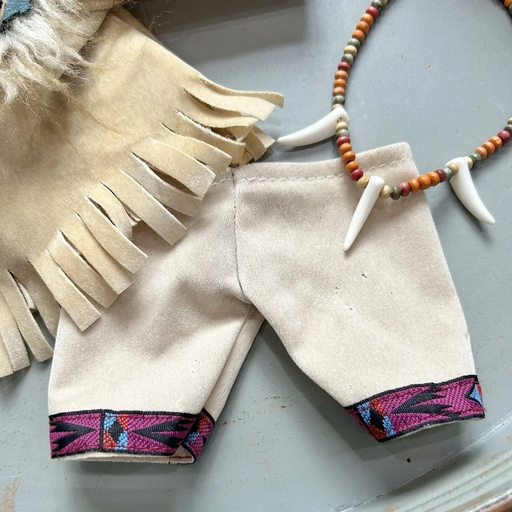 Native American Inspired Three Piece Doll Heritage Outfit Set‎
